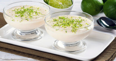 Mousse Saudável de Limão